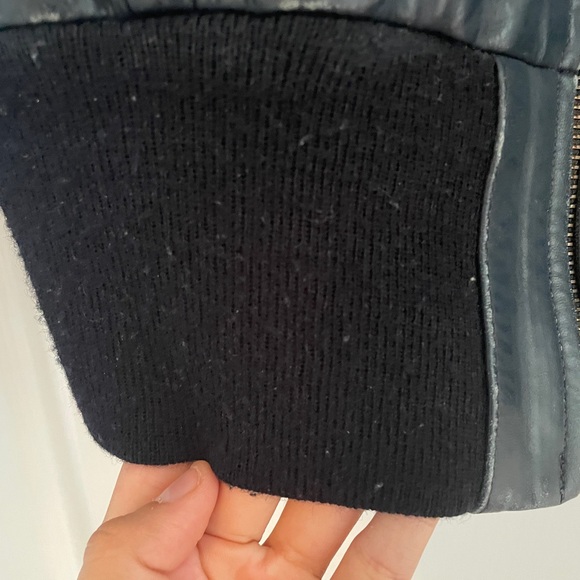 Leather Bomber Jacket - Picture 7 of 7